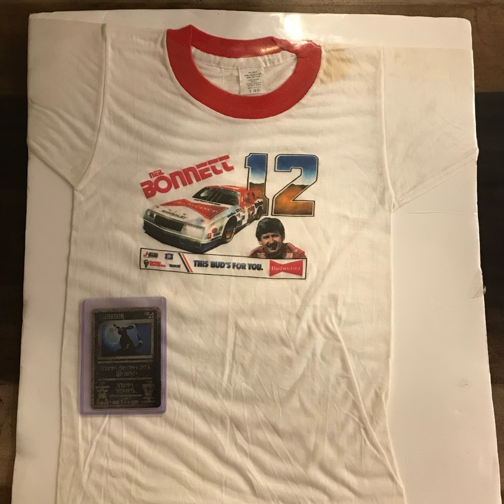 NASCAR Extremely Rare Sealed VINTAGE kids t-shirt 80’s